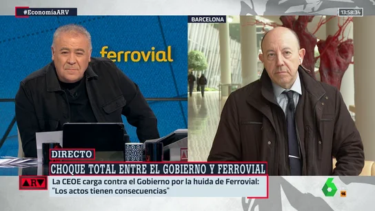 Gonzalo Bernardos desmonta la "excusa" de Ferrovial para dejar España y manda un mensaje a sus directivos Gonzalo Bernardos desmonta la "excusa" de Ferrovial para dejar España y manda un mensaje a sus directivos