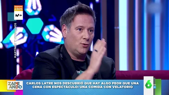 La surrealista anécdota de Carlos Latre y Xavier Deltell en un restaurante La surrealista anécdota de Carlos Latre y Xavier Deltell en un restaurante