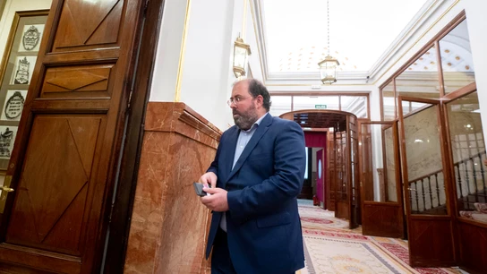 El diputado del PP, Alberto Casero, a su llegada a una sesión plenaria, en el Congreso de los Diputados. El diputado del PP, Alberto Casero, a su llegada a una sesión plenaria, en el Congreso de los Diputados.