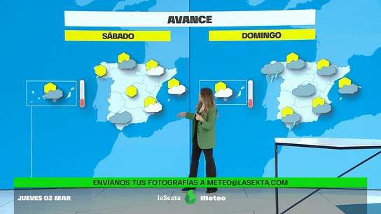 Previsión del tiempo para el fin de semana Previsión del tiempo para el fin de semana
