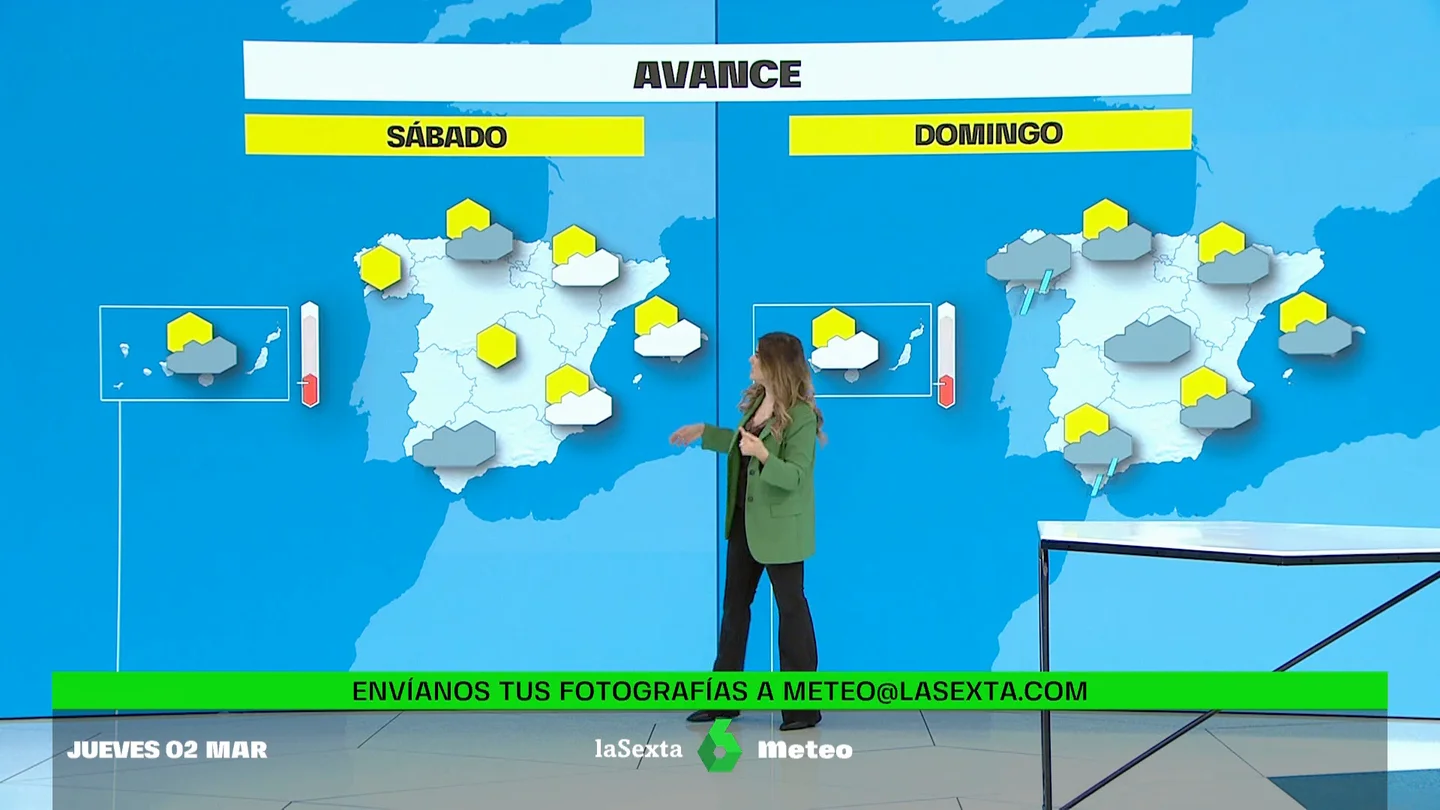 Previsión del tiempo para el fin de semana Previsión del tiempo para el fin de semana
