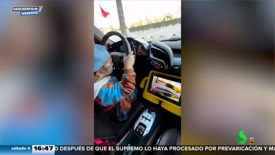 Un niño de tres años aparca un Ferrari ¿Hazaña o imprudencia? Un niño de tres años aparca un Ferrari ¿Hazaña o imprudencia?