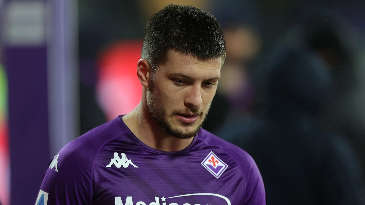 Luka Jovic, con la Fiorentina Luka Jovic, con la Fiorentina