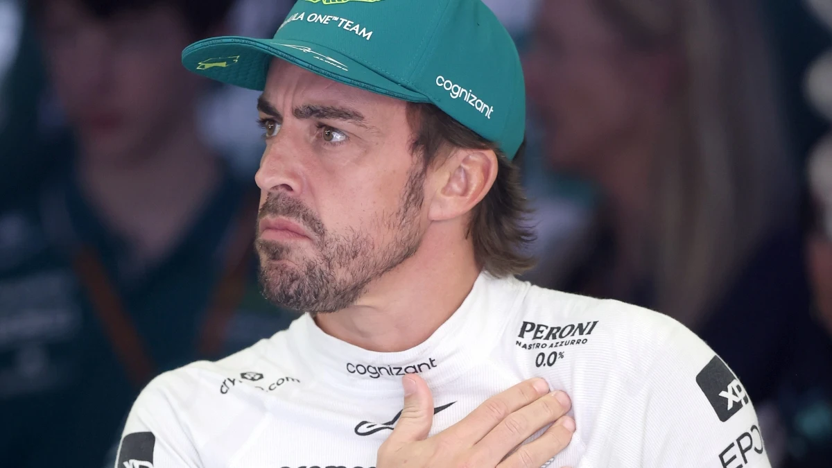 Fernando Alonso, con Aston Martin