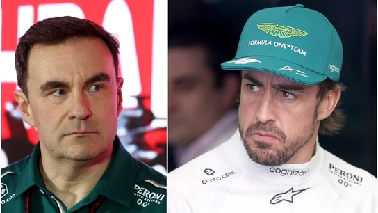 Dan Fallows, y Fernando Alonso Dan Fallows, y Fernando Alonso