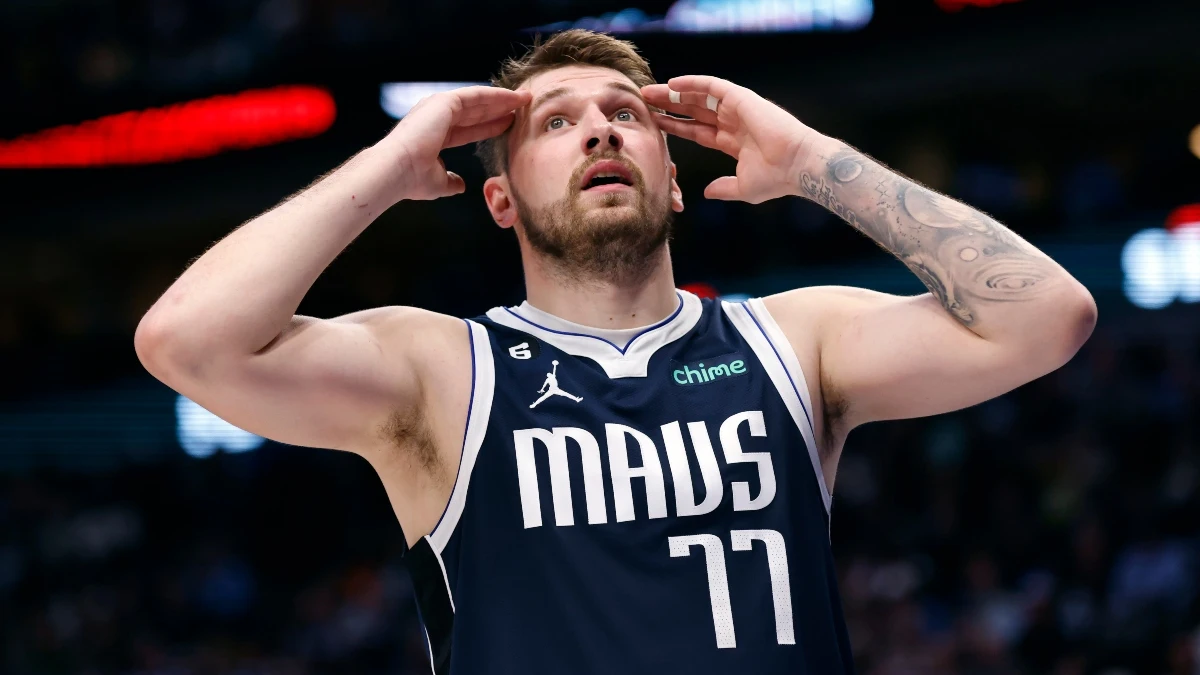 Luka Doncic, con los Mavericks