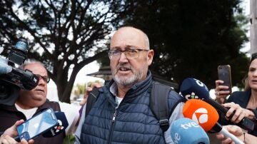 El exdiputado nacional del PSOE Juan Bernardo Fuentes la semana pasada tras declarar por el caso Mediador