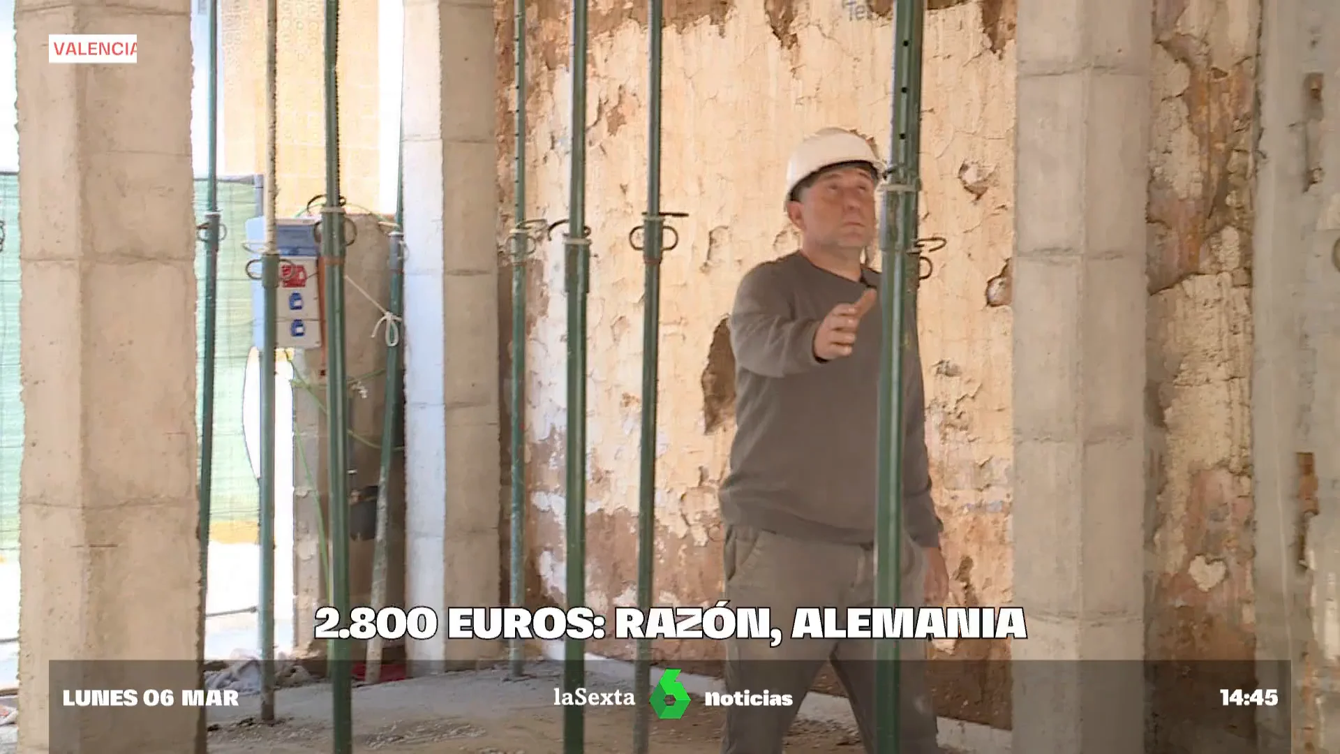 Antonio, un encofrador, habla sobre la oferta de empleo en Alemania 