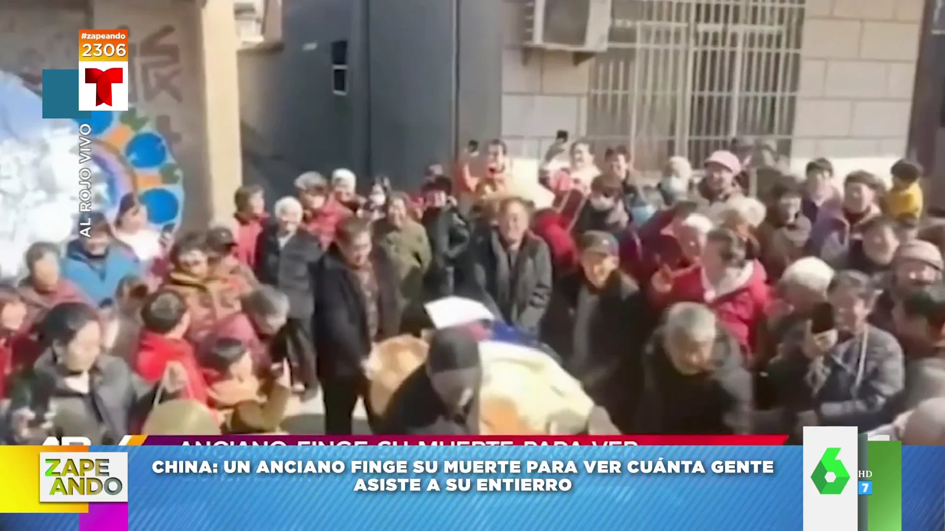 Un hombre finge estar muerto para ver cuánta gente asiste a su entierro 