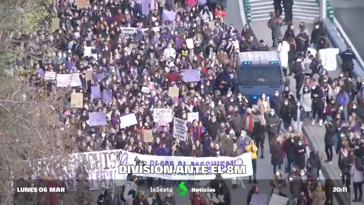 Imagen de archivo de una manifestación del 8M Manifestación de archivo de la 8M