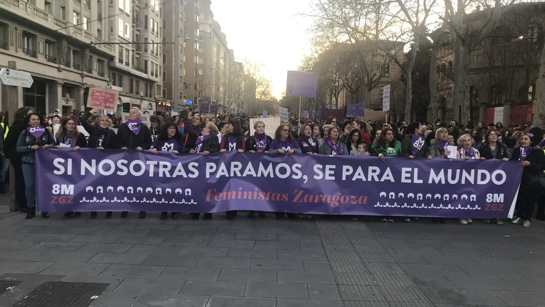 Manifestación 8M Zaragoza. Imagen de archivo