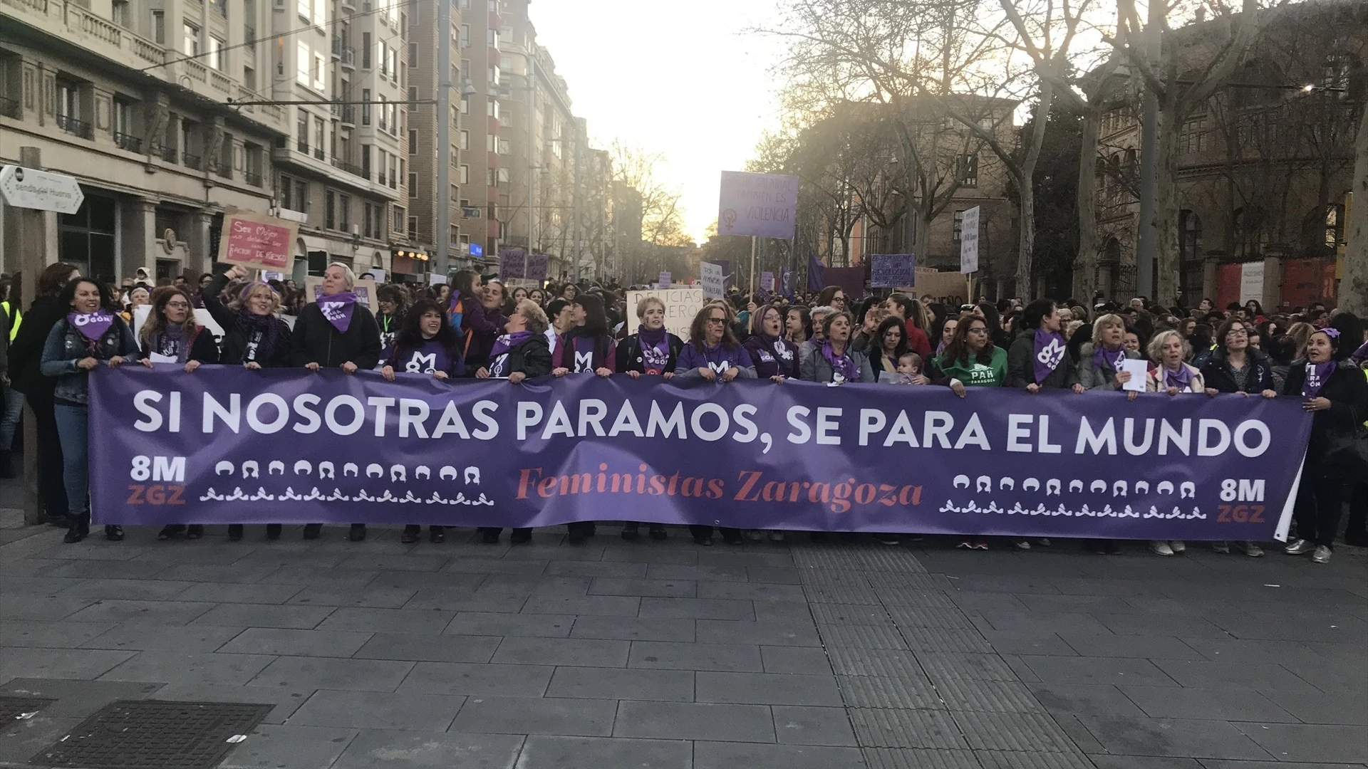 Manifestación 8M Zaragoza. Imagen de archivo