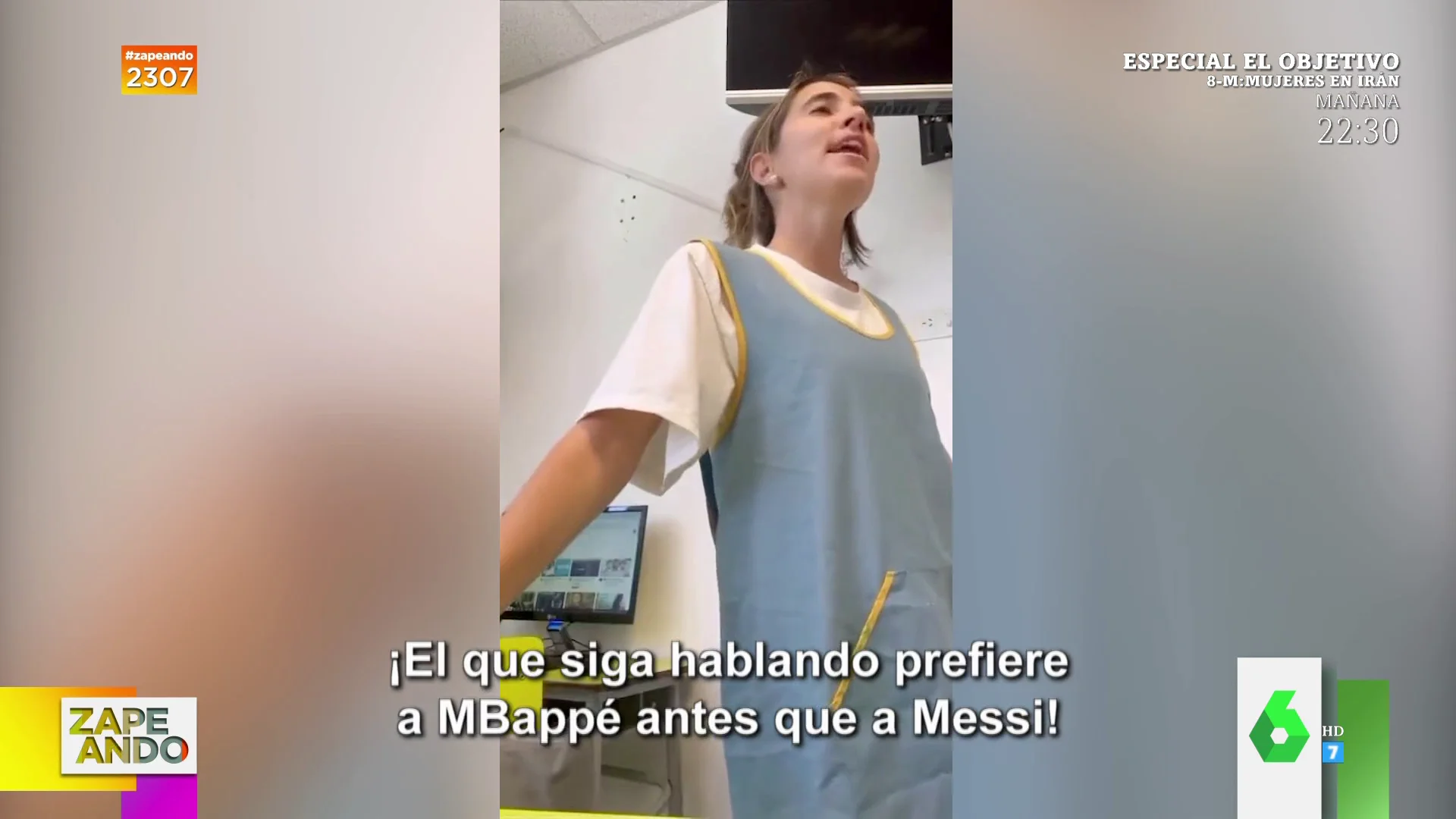 El truco viral de una profesora para que sus alumnos se callen: "El que siga hablando prefiere a Mbappé antes que a Messi"