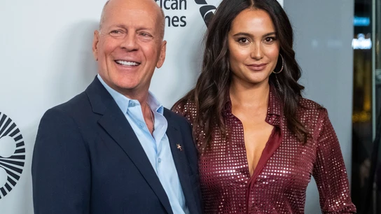Emma Heming Willis y Bruce Willis. Emma Heming Willis y Bruce Willis.