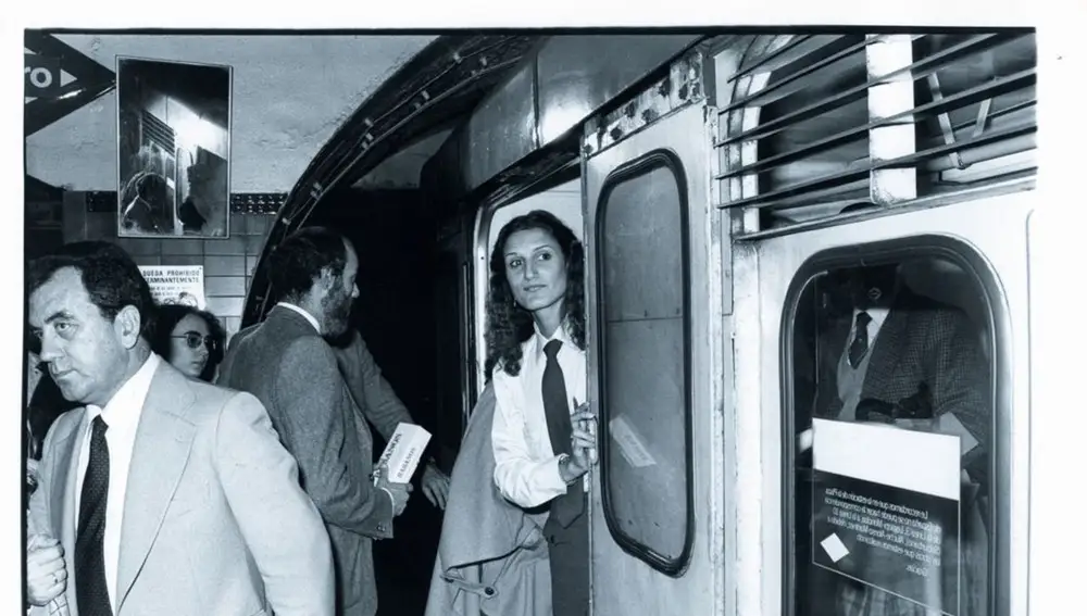Estrella Aranda, primera conductora de tren de Metro