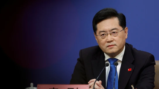 El ministro de Exteriores chino, Qin Gang El ministro de Exteriores chino, Qin Gang