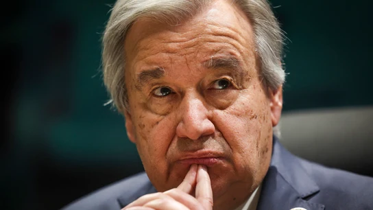 El secretario general de la ONU Antonio Guterres, Premio Europeo Carlos V El secretario general de la ONU Antonio Guterres, Premio Europeo Carlos V