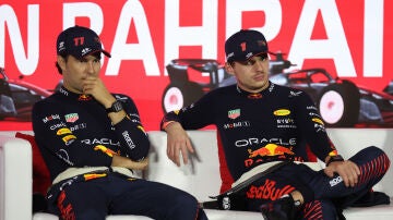 'Checo' Pérez y Max Verstappen 