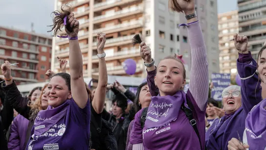 Imagen de la manifestación del 8M en Valencia Imagen de la manifestación del 8M en Valencia