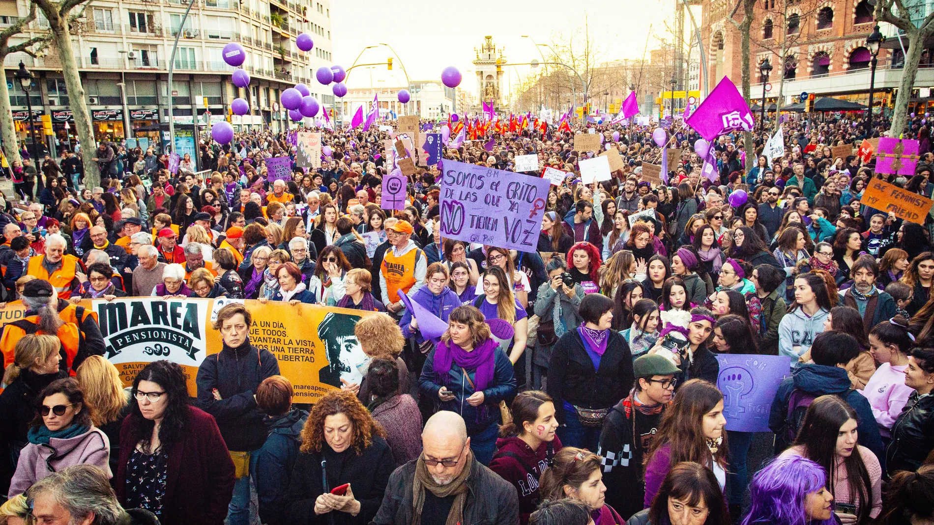 Horario y recorrido de todas las manifestaciones por el 8M en España 