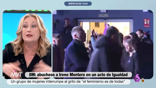 Elisa Beni habla sobre las manifestaciones del 8M Elisa Beni habla sobre las manifestaciones del 8M