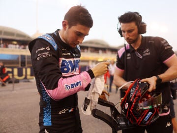 Esteban Ocon con el Alpine