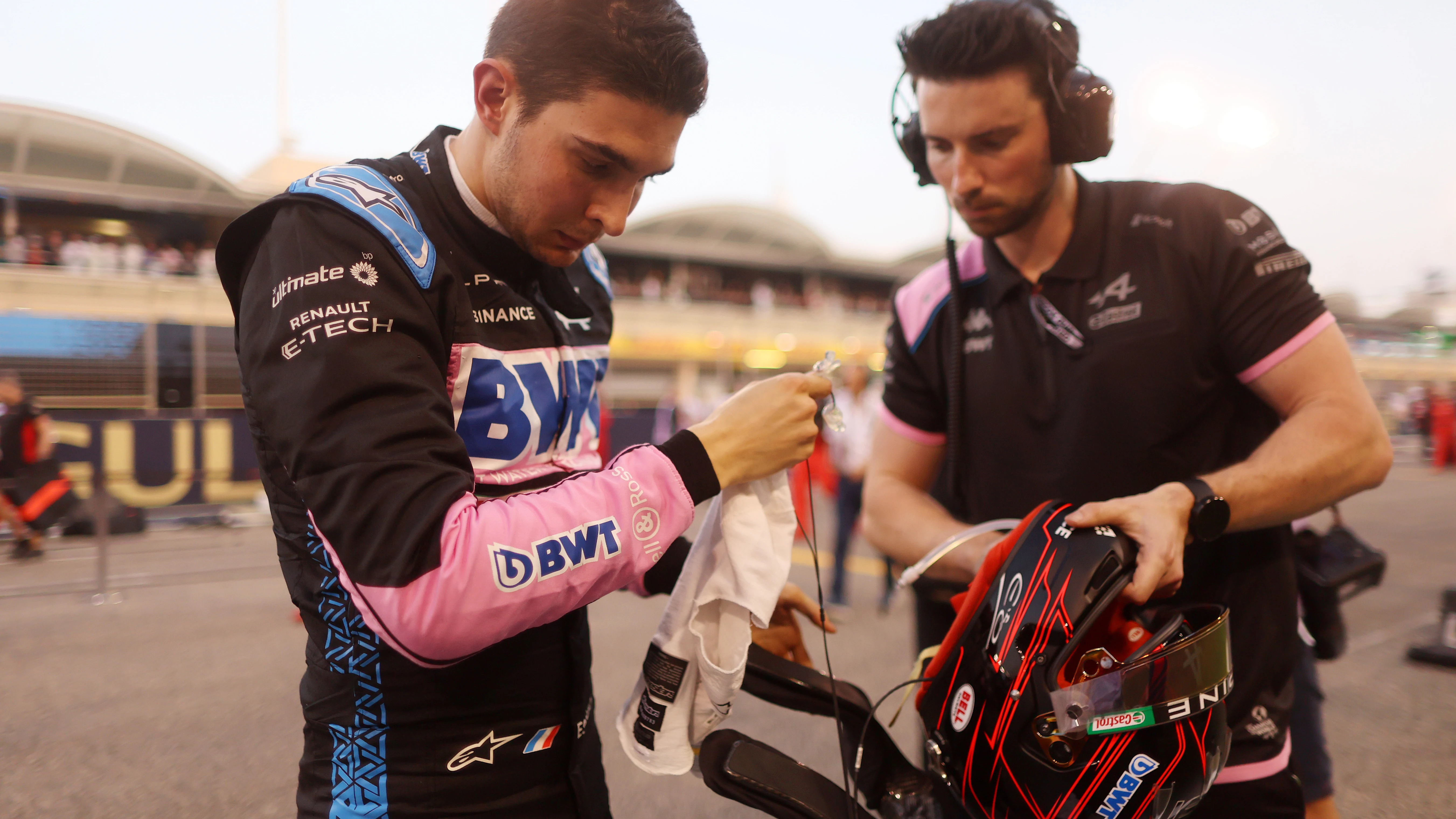 Esteban Ocon con el Alpine