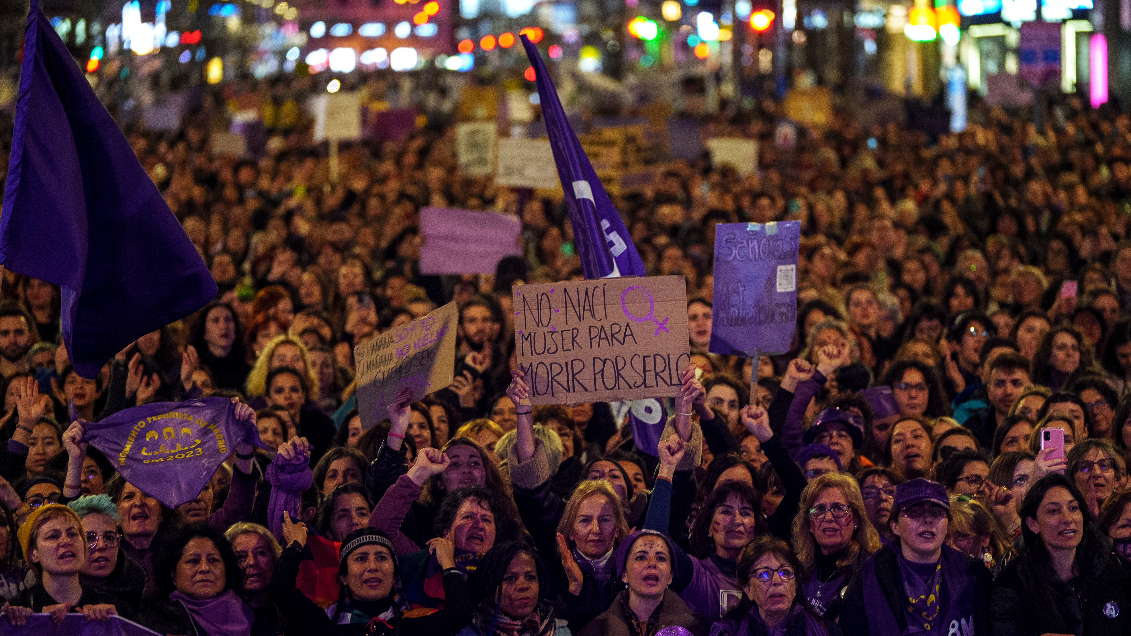 Manifestación del 8M de 2023 en Madrid