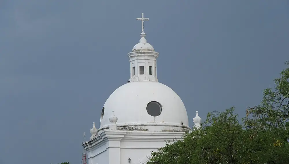 Cúpula de la Catedral Basílica de Santa Marta. Colombia