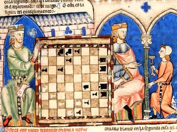 Ilustración de 'El libro de los juegos', encargado por Alfonso X el Sabio