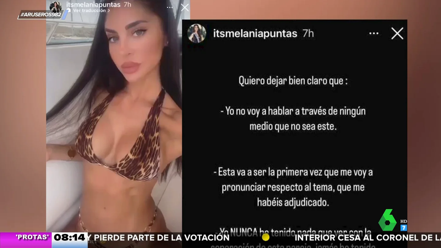 Melania Puntas, la influencer con la que presuntamente Yulen le fue infiel a Anabel Pantoja, rompe su silencio Melania Puntas, la influencer con la que presuntamente Yulen le fue infiel a Anabel Pantoja, rompe su silencio