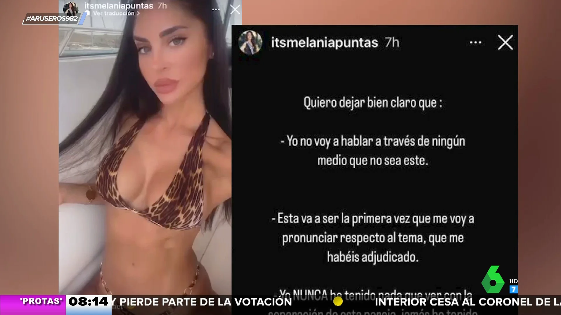 Melania Puntas, la influencer con la que presuntamente Yulen le fue infiel a Anabel Pantoja, rompe su silencio