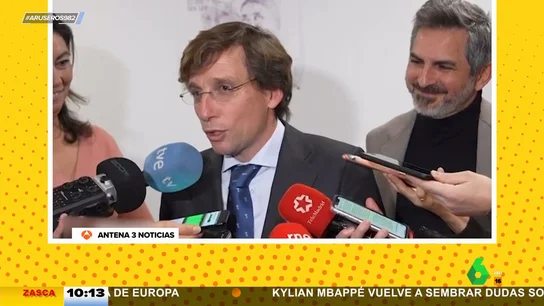 Almeida, sobre el salto mortal que terminó en planchazo: "Lo de mortal fue casi; lo de tirabuzón, ni de lejos" Almeida, sobre el salto mortal que terminó en planchazo: "Lo de mortal fue casi; lo de tirabuzón, ni de lejos"