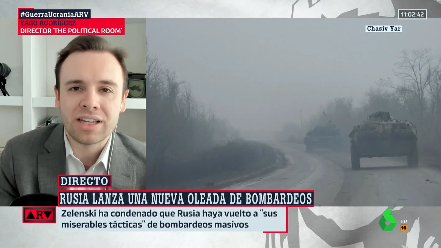 ¿Por qué Rusia espacia cada vez más sus bombardeos masivos a Ucrania? Yago Rodríguez responde ¿Por qué Rusia espacia cada vez más sus bombardeos masivos a Ucrania? Yago Rodríguez responde