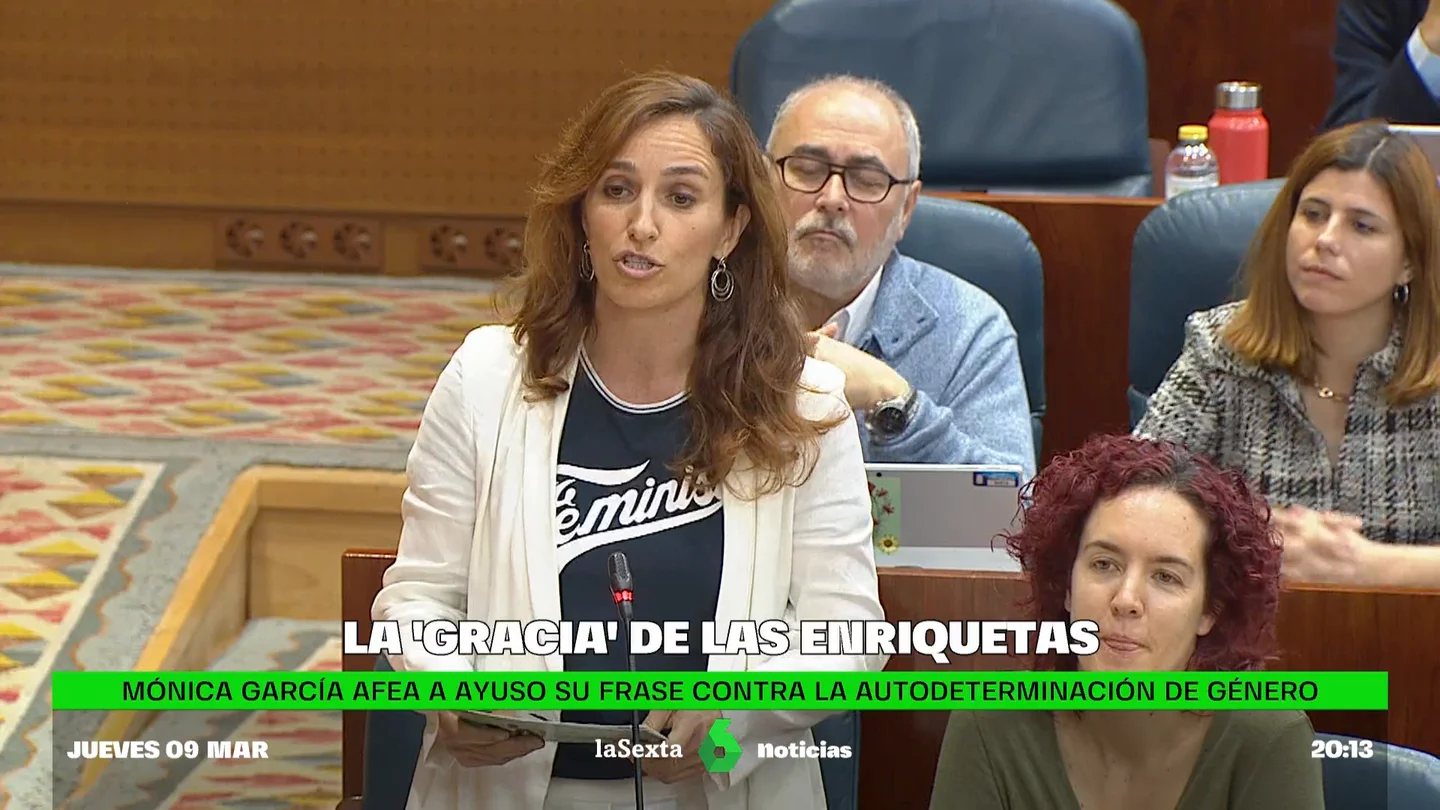 Mónica García contesta a Isabel Díaz Ayuso en la Asamblea Mónica García contesta a Isabel Díaz Ayuso en la Asamblea