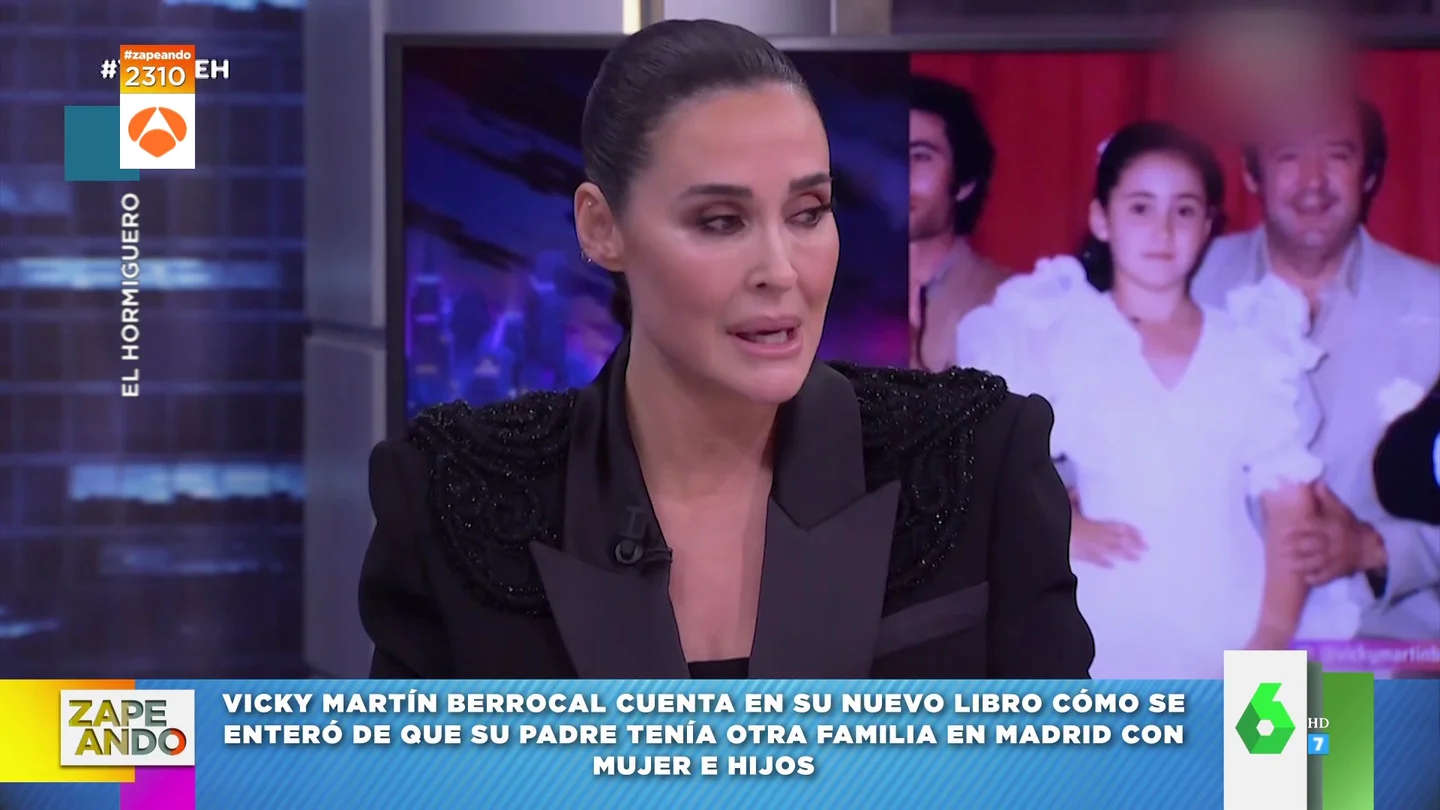 Vicky Martín Berrocal confiesa en El Hormiguero que su padre llevaba una doble vida Vicky Martín Berrocal confiesa en El Hormiguero que su padre llevaba una doble vida