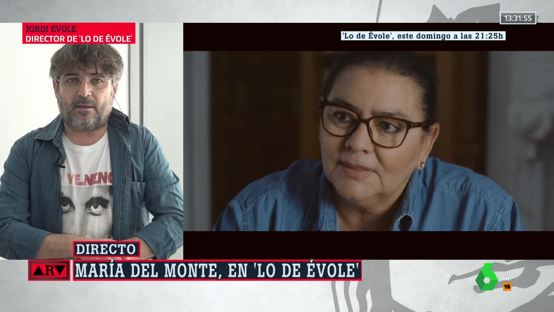 Jordi Évole revela su "primera vez" con la entrevista a María del Monte: "Es importante acabar con los prejuicios"