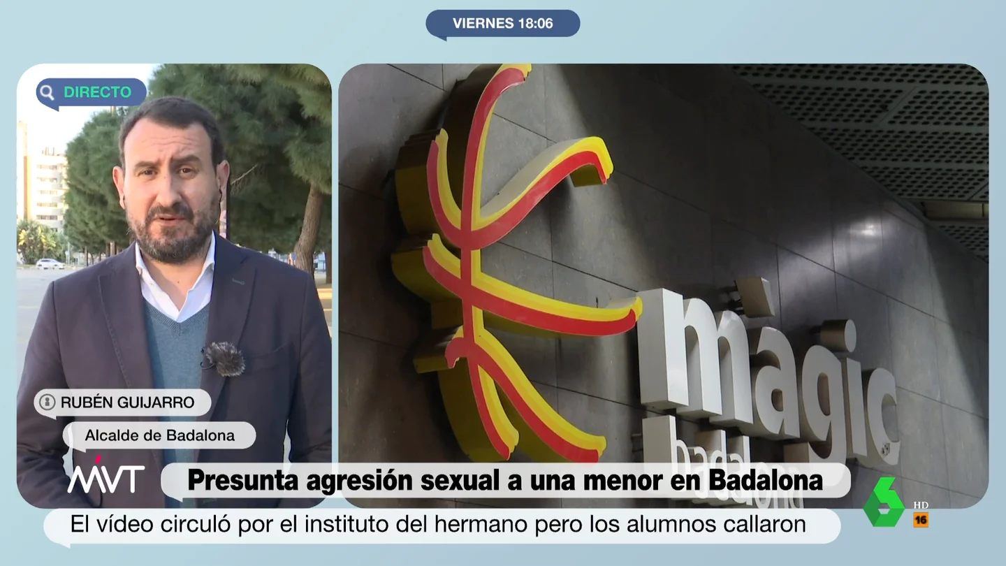 El alcalde de Badalona, sobre la menor violada: "¿Qué sociedad es esta que ven un vídeo con ese horror y no denuncian?" El alcalde de Badalona, sobre la menor violada: "¿Qué sociedad es esta que ven un vídeo con ese horror y no denuncian?"