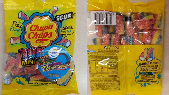 Alerta de la presencia de gluten sin etiquetar en unas chucherías de Chupa Chups Alerta de la presencia de gluten sin etiquetar en unas chucherías de Chupa Chups