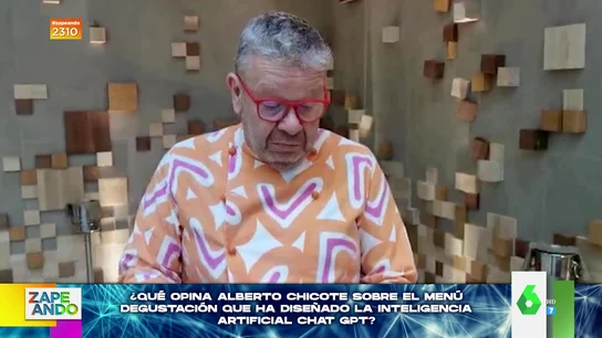 La contundente valoración de Alberto Chicote del menú degustación creado por el ChatGPT La contundente valoración de Alberto Chicote del menú degustación creado por el ChatGPT