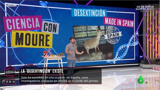 Ricardo Moure revela cuál es la única especie que se ha conseguido desextinguir Ricardo Moure revela cuál es la única especie que se ha conseguido desextinguir