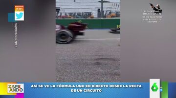 Así se ve una carrera de Fórmula 1 en directo desde la recta de un circuito