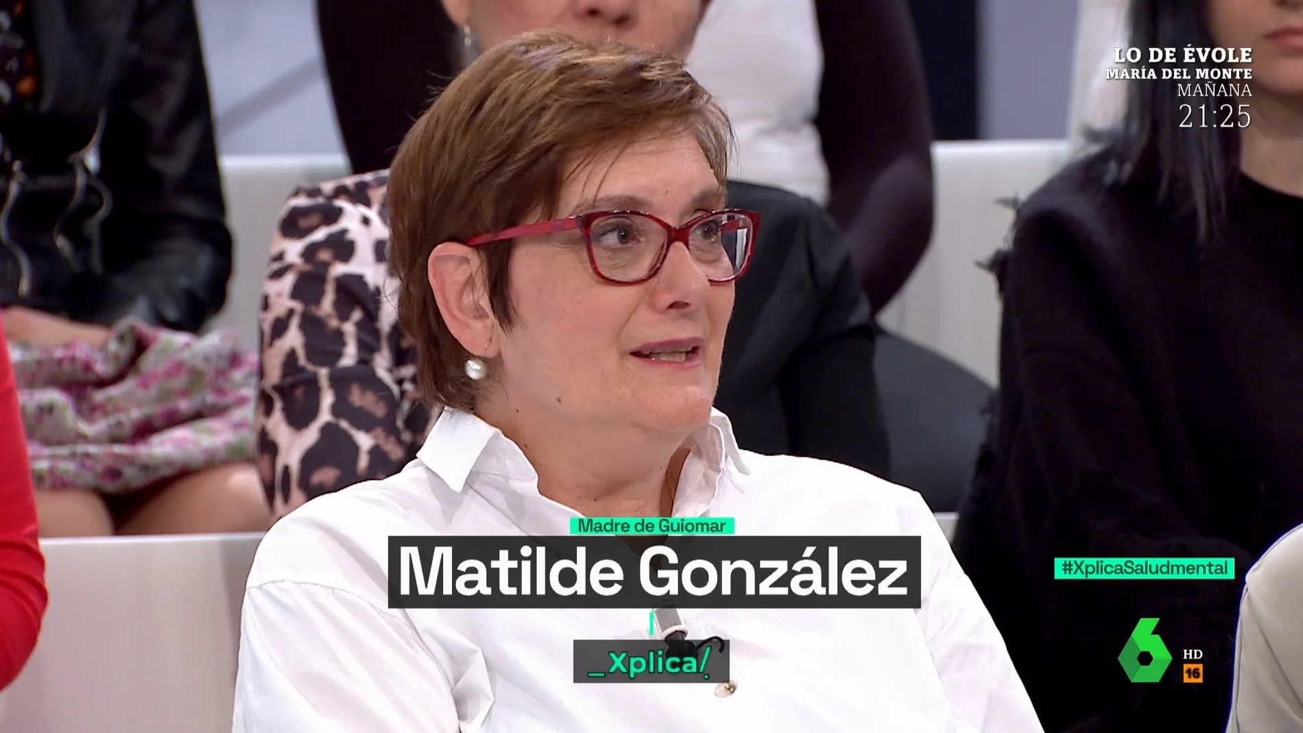 Matilde González, madre cuya hija quiso suicidarse