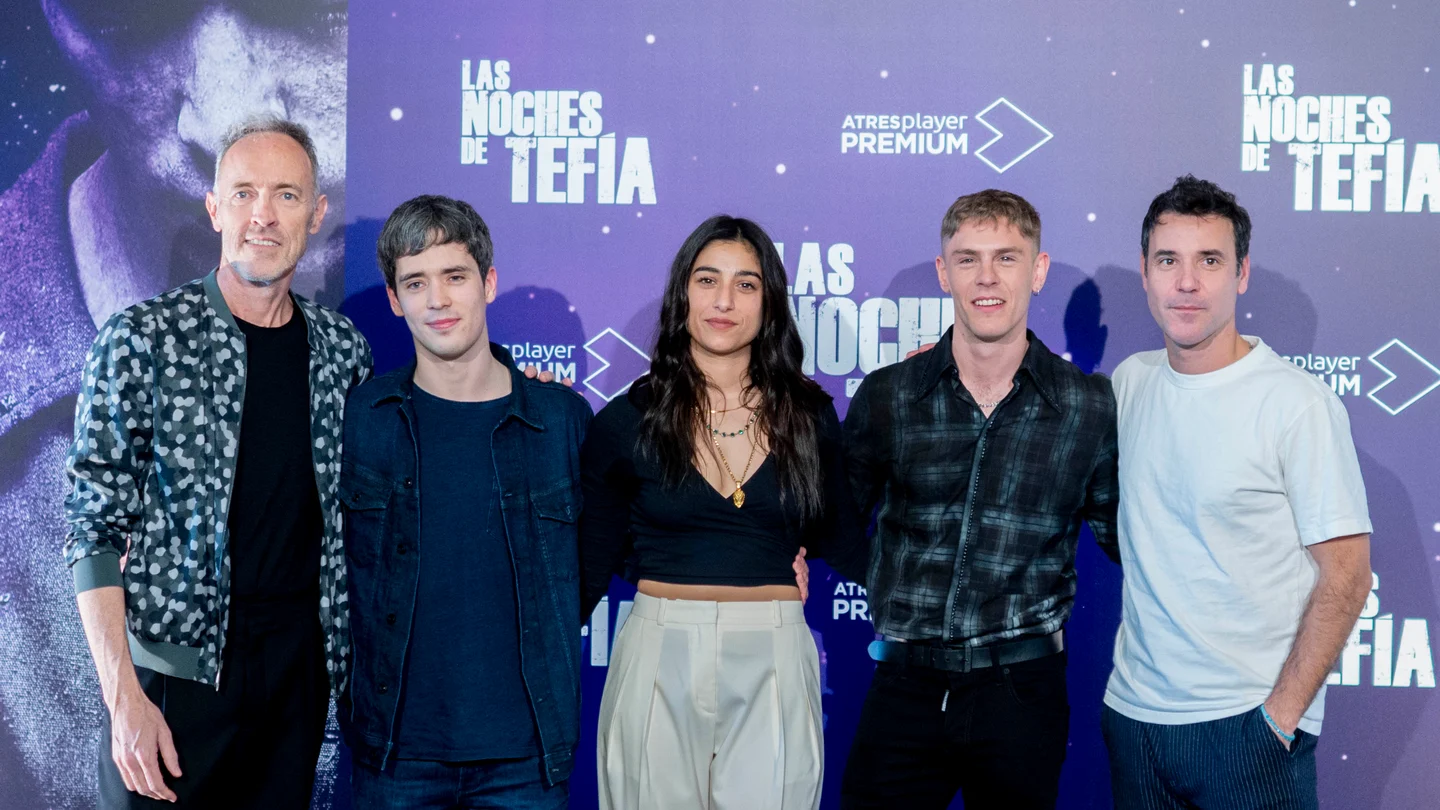 Miguel del Arco, Marcos Ruiz, Carolina Yuste, Patrick Criado y Miquel Fernández, en el Festival de Málaga. Miguel del Arco, Marcos Ruiz, Carolina Yuste, Patrick Criado y Miquel Fernández, en el Festival de Málaga.