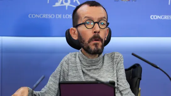 El portavoz de Unidas Podemos en el Congreso, Pablo Echenique.  El portavoz de Unidas Podemos en el Congreso, Pablo Echenique.