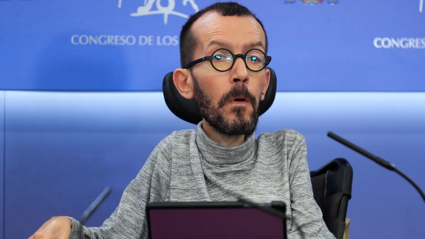 El portavoz de Unidas Podemos en el Congreso, Pablo Echenique. El portavoz de Unidas Podemos en el Congreso, Pablo Echenique.