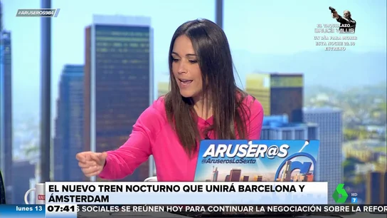 "Ahora va de cazadora por la vida": el plan de Patricia Benítez para el nuevo tren nocturno Barcelona - Ámsterdam "Ahora va de cazadora por la vida": el plan de Patricia Benítez para el nuevo tren nocturno Barcelona - Ámsterdam