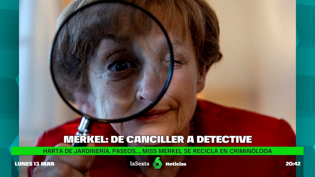 Angela Merkel, wurde zur Detektivin