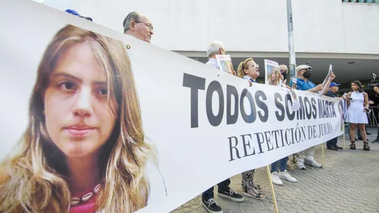 Imagen de archivo de una manifestación por el caso de Marta del Castillo. Imagen de archivo de una manifestación por el caso de Marta del Castillo.