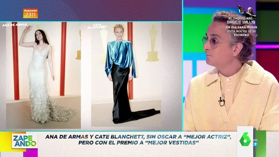 Ana de Armas y Cate Blanchett, ¿los mejores looks de los Premios Oscar? Josie se moja en Zapeando anaAna de Armas y Cate Blanchett, ¿los mejores looks de los Premios Oscar? Josie se moja en Zapeando